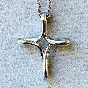 Vintage Cookie Lee twisted cross